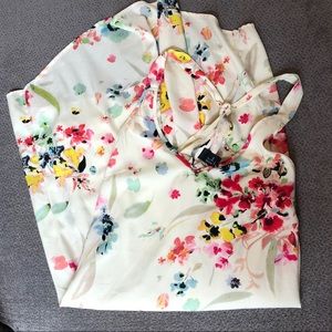 Floral chiffon dress